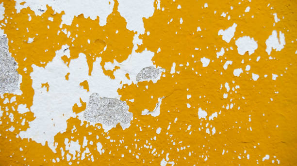 istock abstract of old paint peeling wall, wall background 1370699655
