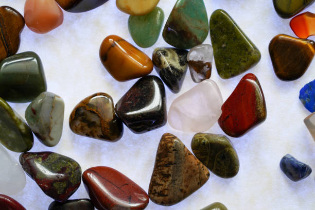 This is a Polished gemstones photographed in the studio with lighting