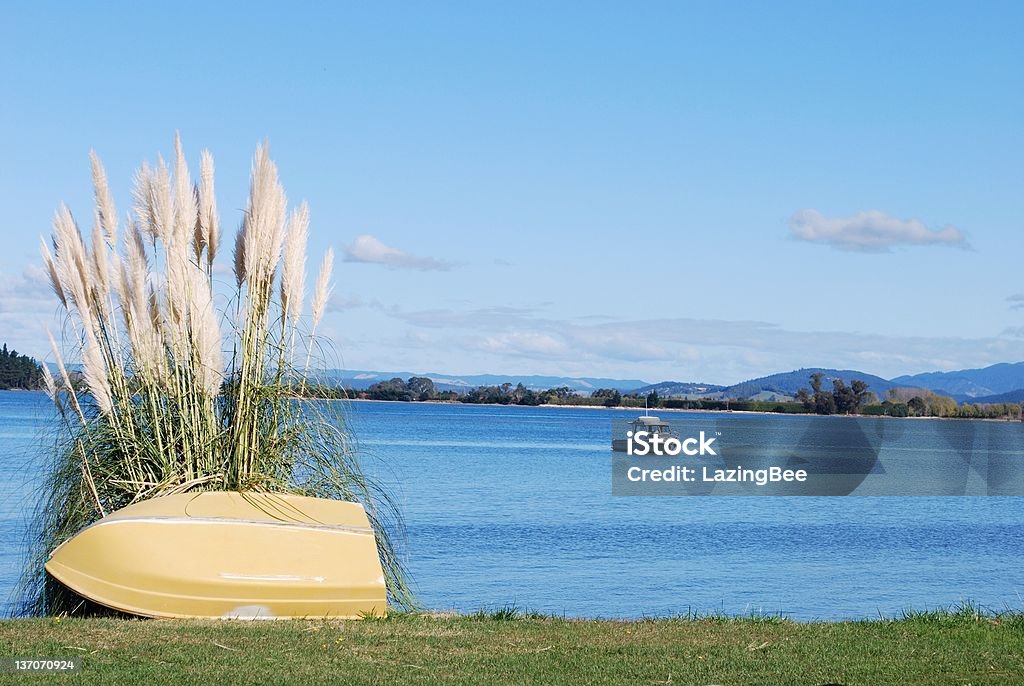 View over Tapu Bay, Kaiteriteri, Tasman, New Zealand  Bay of Water Stock Photo