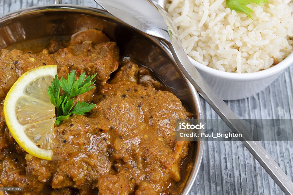 Curry & riso - Foto stock royalty-free di Chennai