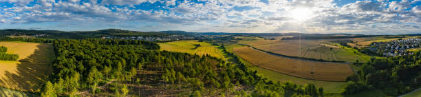 istock Taunus landscape from a bird`s eye view in summer 1370716970