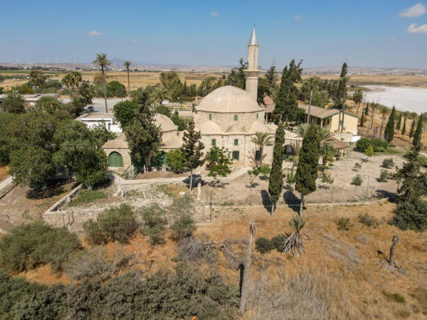 istock Hala Sultan Tekke mosquee at Larnaca in Cyprus 1370718199