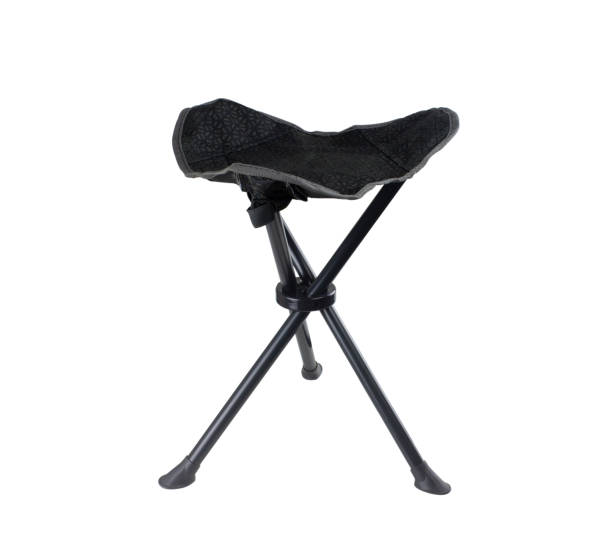istock Chair camping isolated on white background 1370718756
