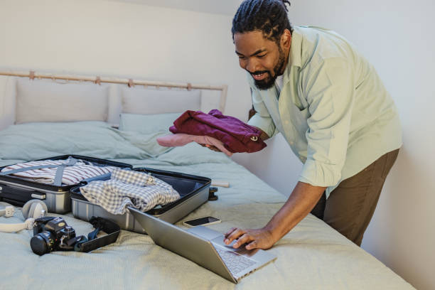 istock Preparing for a business trip 1370723753