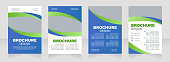 istock Fitness and wellness blank brochure design 1370726626