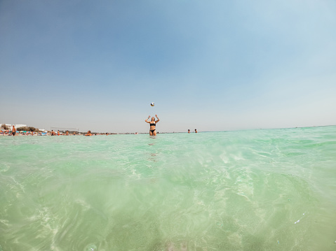 The Bay of San Montano is situated in an inlet with fine sand, the shallow floors and the crystal water