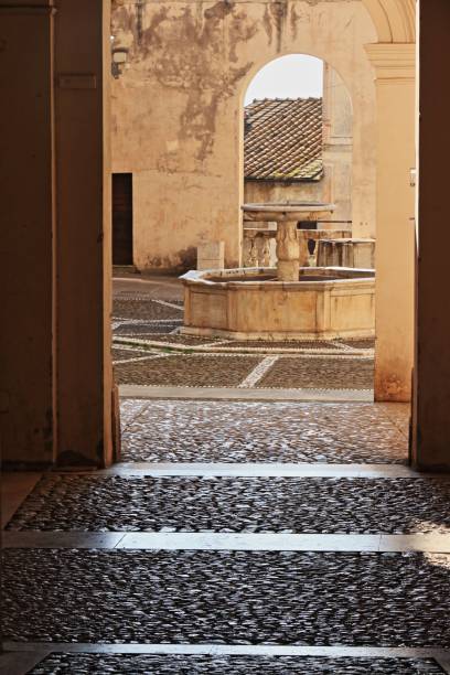 istock Genazzano, a medieval village in central Italy 1370743457