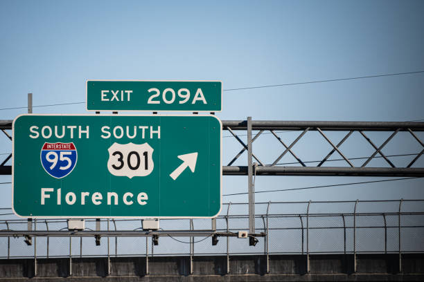 istock Florence, SC, Highway Sign 1370744165
