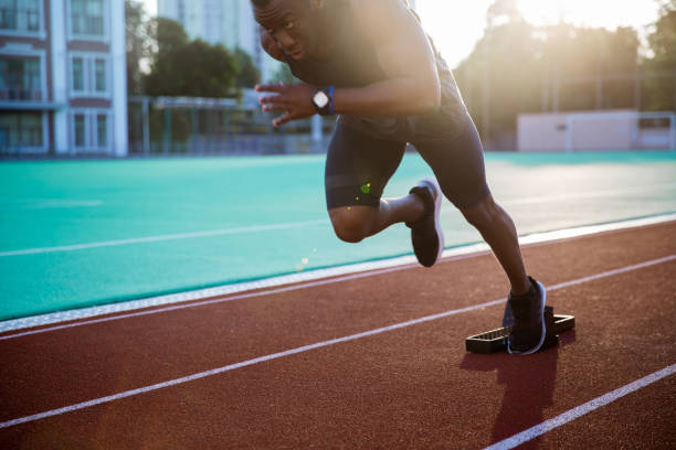 istock Cropped image of a young african male athlete 1370749849