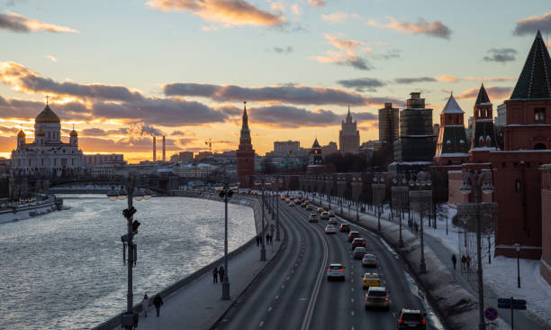 istock View of the Kremlin from the Moskva River winter 1370752262