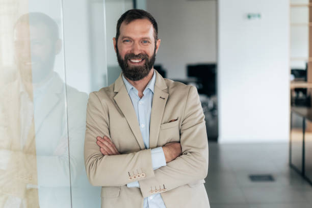 istock Portrait of businessman 1370756742