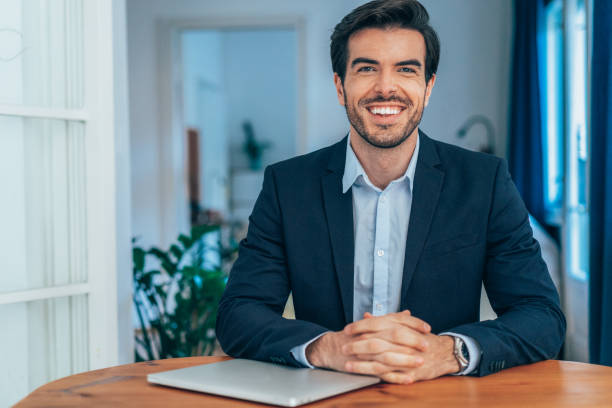 istock Portrait of businessman 1370756743