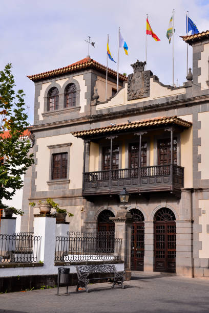 istock Colored Modern Building Windows in Las Palmas 1370757983