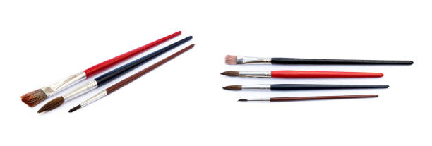 istock Set of paint brushes 1370758416