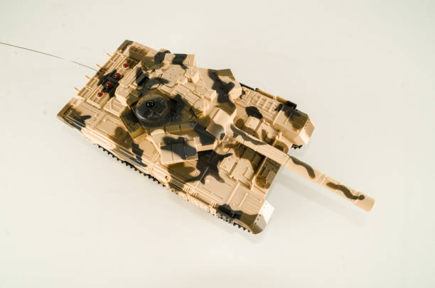 istock Scale model of a german tank 1370758888