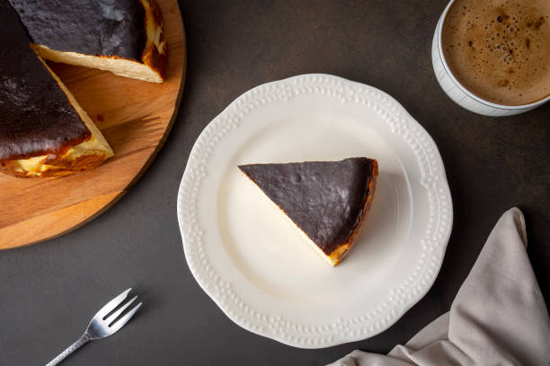 istock San Sebastian Cheesecake close up photo 1370760032