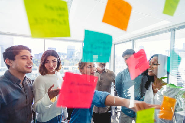 istock Group of business people brainstorming. 1370765503
