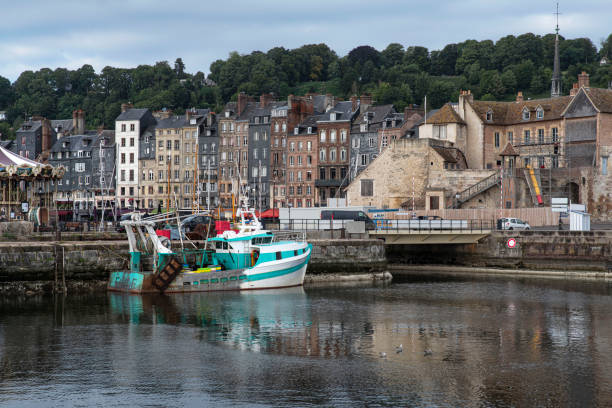 istock Town and harbour of Honfleur 1370766137