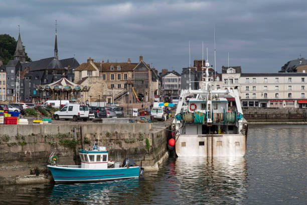istock Town and harbour of Honfleur 1370766138