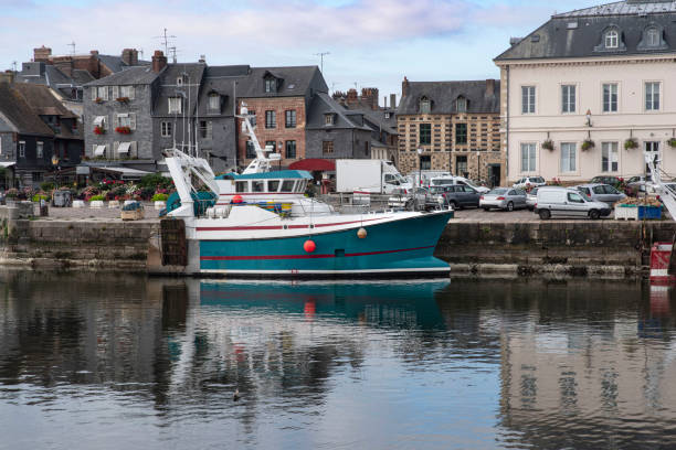 istock Town and harbour of Honfleur 1370766139
