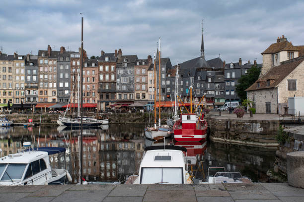 istock Town and harbour of Honfleur 1370766156