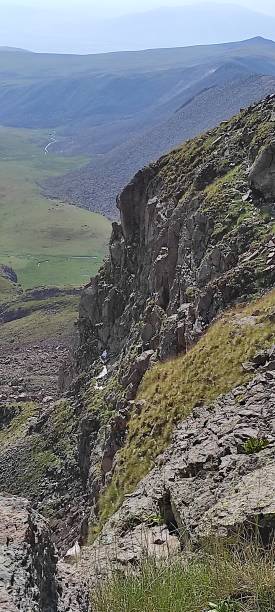 istock Panoramic view from the top of the mountain. 1370768380