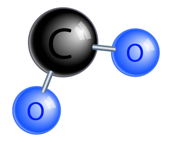 ilustrações, clipart, desenhos animados e ícones de ícone de dióxido de carbono - carbonic acid