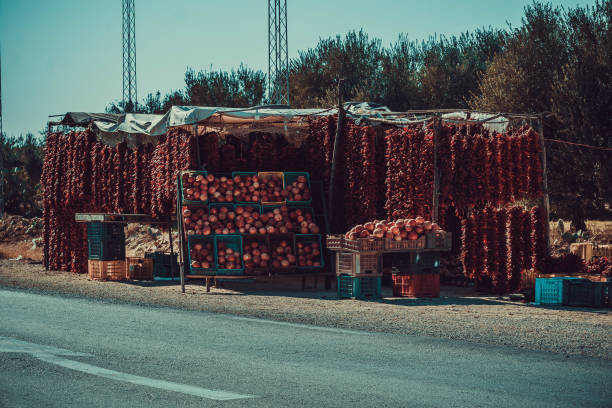 istock Chili Peppers street shop 1370778522