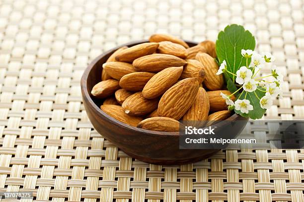 Bowl Of Almonds Stock Photo - Download Image Now - Almond, Appetizer, Bowl