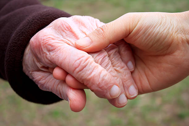 istock Senior and Young Woman's Hands 137078431