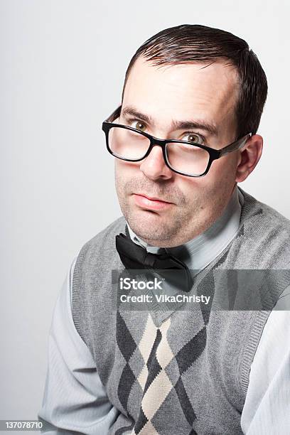 Young Geek Man Stock Photo - Download Image Now - Adult, Adults Only, Beautiful People