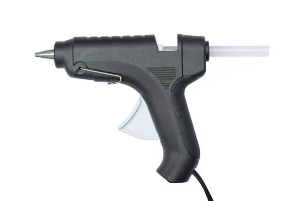 Photo of Glue gun isolated on white
