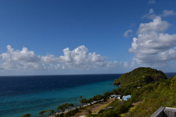 istock Oceanview from Bequia, St. Vincent and the Grenadines 1370792355