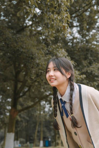 istock A young girl playing happily 1370803014