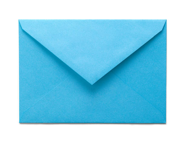 Blue Envelope stock photo