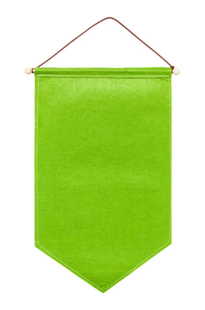 Green Hanging Pennant stock photo