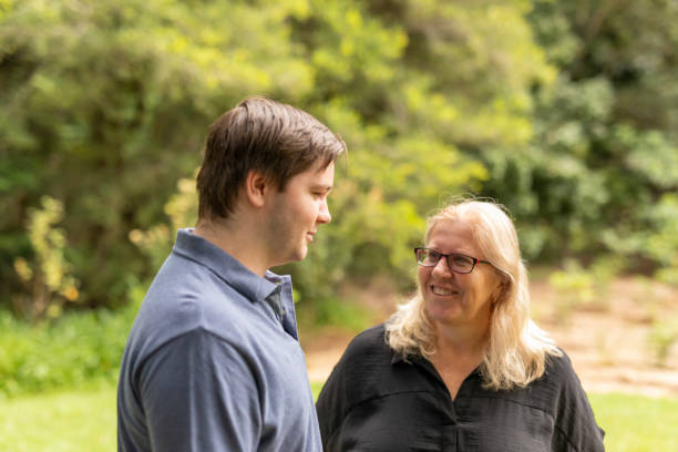 istock Mother talking with her teenage son 1370814613