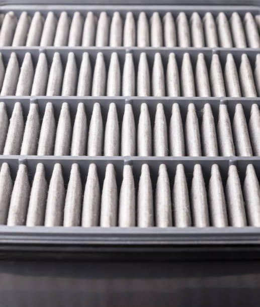 istock abstract of car air filter, closeup 1370820250