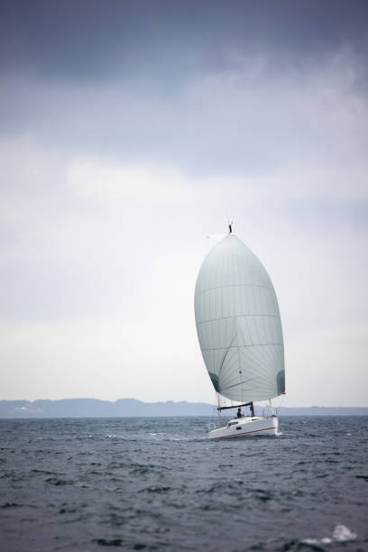 istock Sailboat on the Brittany coast 1370833070