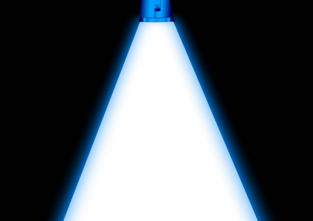 Illustration of a spotlight that illuminates the stage