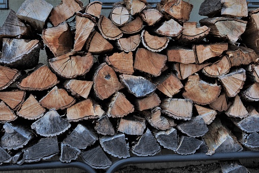 A firewood that appeared like a pattern