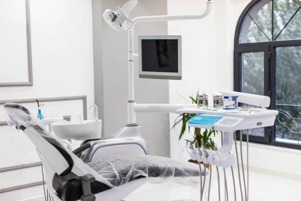 istock Modern Dental office with technological equipment 1370843869