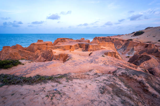 istock Sandstone ravines on Brazilian coastline 1370848810