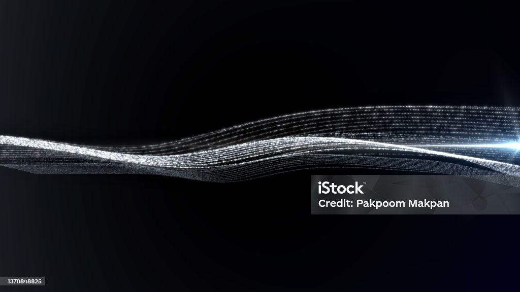 Stream Line Wallpaper Pattern Abstract White Stream Lines Particle Wave Flow Pattern Structure ...