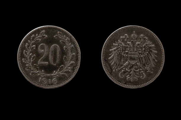 istock Vintage Austro-Hungarian empire 20 krone coin from 1916. 1370850370