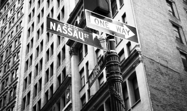 istock Road Sign, Lower Manhattan, NYC. 1370860720