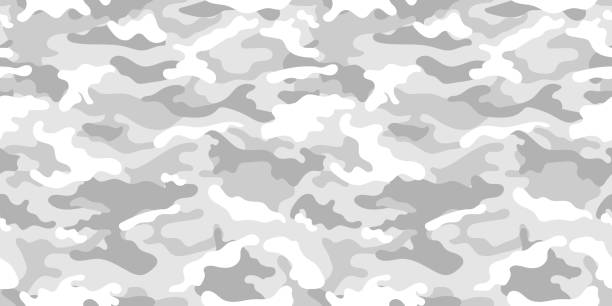 illustrations, cliparts, dessins animés et icônes de motif de camouflage vectoriel pour l’armée. camouflage militaire arctique - camouflage pants