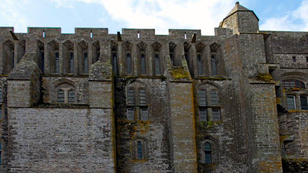 istock Mont Saint Michel ramparts 1370863044