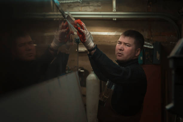istock Portrait of a locksmith in the workplace 1370870388