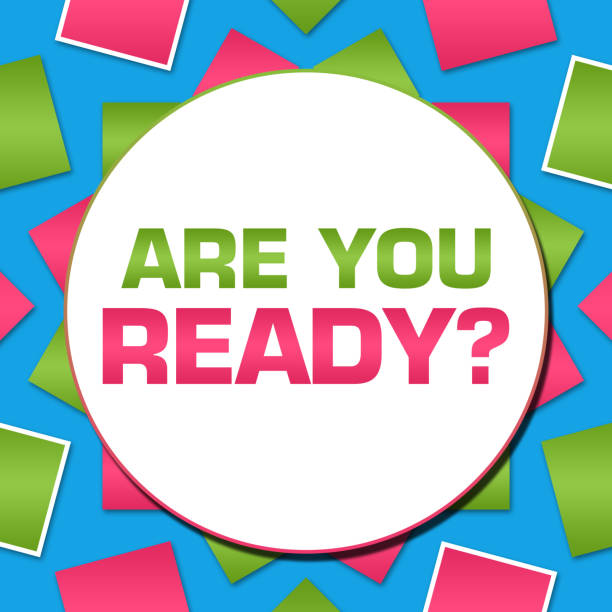 istock Are You Ready Blue Pink Green Squares Circular 1370871224